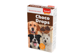 Sanal Choco Drops zijn een lekkere traktatie voor je hond. De drops bevatten speciaal voor honden ontwikkelde chocolade.