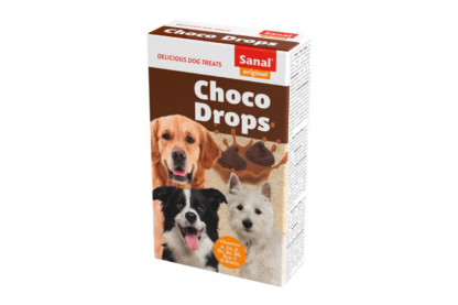 Sanal Choco Drops zijn een lekkere traktatie voor je hond. De drops bevatten speciaal voor honden ontwikkelde chocolade.