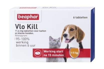 Beaphar Vlo Kill+ vlooientablet 1 tot 11kg
