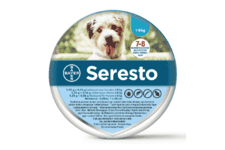 De Seresto Vlooien- en tekenband is een innovatieve halsband welke 8 maanden lang bescherming geeft tegen vlooien en teken. Het heeft een geurloze afwerende werking welke vlooien en teken weg houdt bij uw dier.