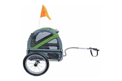 Doggy-Ride fietskar mini 20 groen zijkant