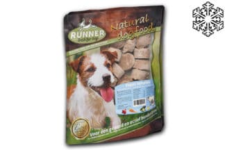Runner Puppy diepvries hondenvoeding is een echte vers vleesmaaltijd voor uw pup vanaf ca. 4 weken.