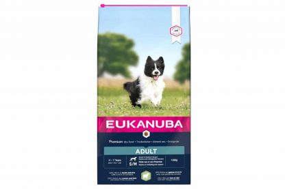 Eukanuba Adult Small Medium Lam & Rijst is droge hondenvoeding voor alle volwassen rassen. Eukanuba droogvoer in brokvorm is rijk aan lam en rijst en perfect voor volwassen honden van kleine en middelgrote rassen.