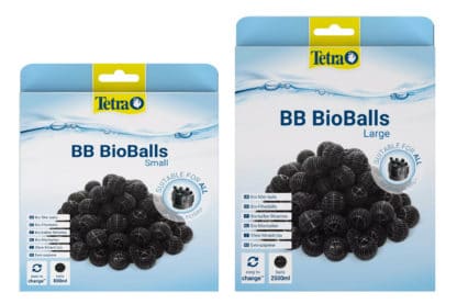 De Tetra BB Bio filterballen zijn geschikt voor alle externe Tetra filters. Filtersystemen zorgen voor een vis-en plantvriendelijke waterkwaliteit in het aquarium. Met behulp van de BB Bio Balls worden overtollige voedingsstoffen op biologische, natuurlijke wijze afgebroken.