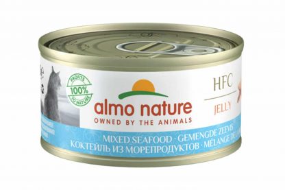 Almo Nature HFC Jelly - gemengde zeevis is een heerlijke natvoeding volgens het bekende en traditionele receptuur van Almo Nature.