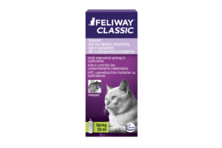FELIWAY CLASSIC Spray stelt je kat gerust tijdens reizen en biedt extra ondersteuning in huis.