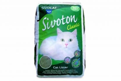 De Sivoton classic kattenbakvulling (voorheen bekend als Classy Cat kattenbakvulling) is een fijne, klontvormende kattenbakvulling. De vulling voor in de kattenbak is zeer goed absorberend en bestaat daarnaast uit natuurlijke kleikorrels. 