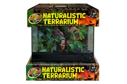 Het ZooMed Naturalistic Terrarium is een zeer degelijk terrarium met draaideur. De draaideur is voorzien van deurslot middels een draaibare clip.