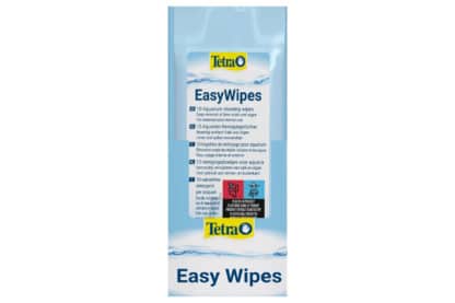 Tetra Easy Wipes zijn handige schoonmaakdoekjes voor het reinigen van alle tropische, zoetwater- en zoutwateraquaria. De schoonmaakdoekjes zijn onschadelijk voor vissen en waterplanten. Eenvoudig te gebruiken bij het verwijderen van kalkaanslag en algen.
