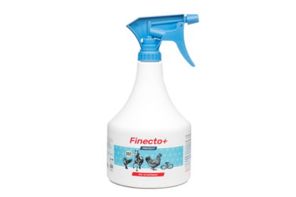 Finecto+ PROTECT is een hokspray voor kippen en een vachtspray voor paarden. Finecto+ PROTECT bestaat uitsluitend uit natuurlijke bestanddelen. Het product is natuurlijk afbreekbaar en daardoor geen belasting voor het milieu.