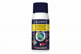Colombo Algisin is effectief tegen alle soorten algen in zoetwateraquaria. Door onder andere de voedingsstof opname te verlagen, kunnen algen niet meer groeien en gaan ze uiteindelijk dood. Aquariumplanten kunnen hun voedingsstoffen opnemen via de aquariumbodem en worden zo ontzien. 