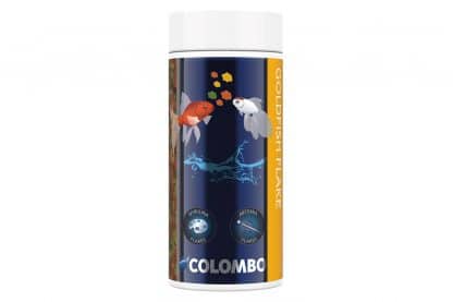 De Colombo Goldfish Flake goudvisvlokken zijn afgestemd op de voedingsbehoeftes van goudvissen die wezenlijk verschillen van tropische aquariumvissen. Voor goudvissen in aquaria is een vlokkenvoer en een voer met korrels beschikbaar. 