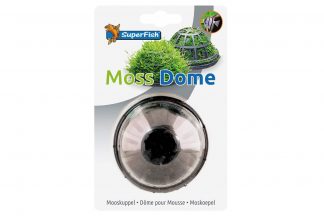 De Superfish moskoepel (Moss Dome) is een zinkende houder om mos en andere voorgrondplanten op te laten groeien. Door de houder blijft het mos op zijn plaats. Na een tijdje zal het mos zo groot worden dat deze de koepel onzichtbaar maakt.