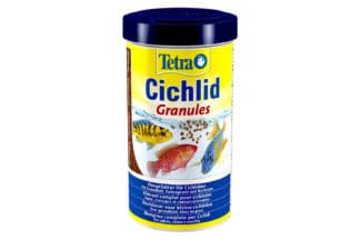 Tetra Cichlid Granules is een hoofdvoeder voor middelgrote Cichliden met de gepatenteerde BioActive formule. De voedermix bestaat uit twee verschillende granulaten en bevat alle essentiële voedingsstoffen, vitaminen en spoorelementen voor alle soorten Cichliden.