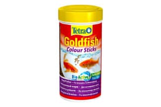 Tetra Goldfish Colour Sticks is compleet voeder voor alle goudvissen en andere koudwatervissen. Drijvende voederparels voor de volle ontplooiing van de kleurenpracht. Hoog gehalte aan spirulina-algen, bevordert de natuurlijke kleurenpracht en het weerstandsvermogen.