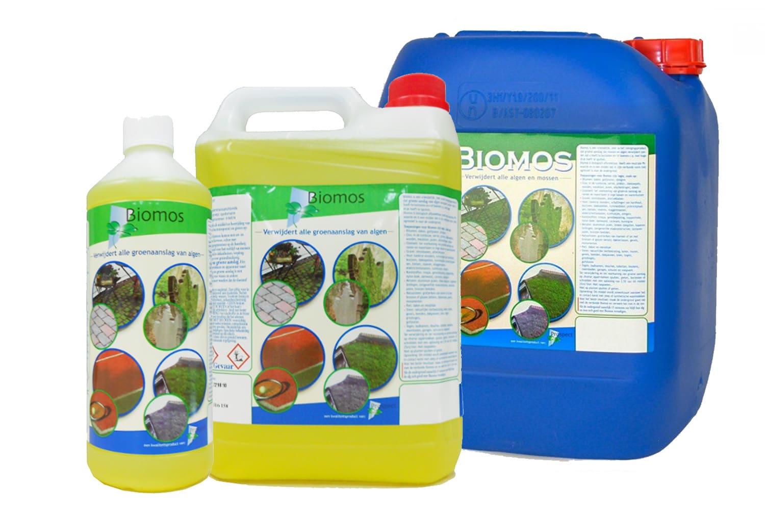 Biomos is een uiterst doeltreffend middel om op een vriendelijke manier groene aanslag van algen aan te pakken. Dit product is beschikt voor vrijwel iedere ondergrond en daardoor breed inzetbaar.