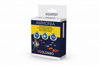De Colombo Aqua Ammonia NH3 test is een druppeltest voor het meten van het ammoniak gehalte. Vissen produceren het schadelijke ammonia wat in het aquariumfilter met behulp van nuttige bacteriën via nitriet wordt omgezet naar het onschadelijke nitraat.
