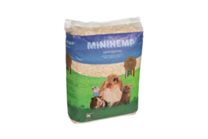 Mini Hemp hennepvezel voor in kooien van kleine huisdieren, zoals konijnen, cavia's en vogels. Minihemp is tevens perfect voor de kattenbak.