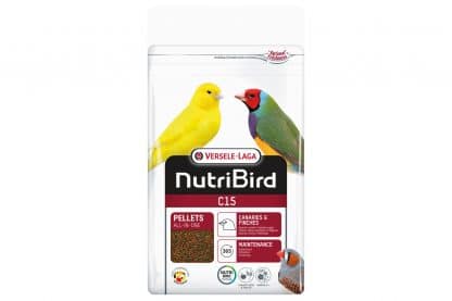 NutriBird C15 is een uitgebalanceerd volledig onderhoudsvoeder voor kanaries, tropische en inlandse vogels.