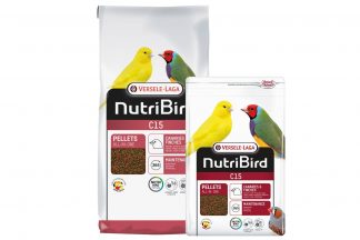 NutriBird C15 is een uitgebalanceerd volledig onderhoudsvoeder voor kanaries, tropische en inlandse vogels.