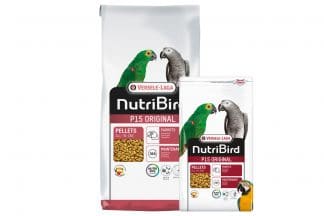 NutriBird P15 Original is een uitgebalanceerd volledig onderhoudsvoeder voor papegaaien.