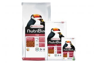 Nutribird T16 Original is een volledig onderhouds- en kweekvoeder voor toekans, toerako's en andere grote vruchtenetende vogels.