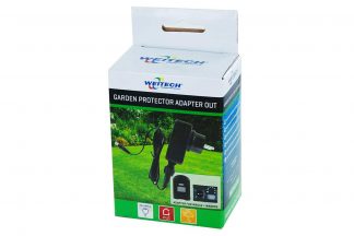 De Weitech Garden Protector Adapter Outdoor is een netadapter voor de Garden Protector 2. Hij kan zowel binnen als buiten worden gebruikt. 