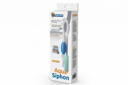 De Superfish Aqua Siphon aquarium hevelset is een handig hevelingspompje voor het water te verversen en het afzuigen van bodemvuil. Het heveleffect is te starten met behulp van het handpompje.