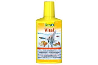 Tetra Vital bevordert de vitaliteit, het welzijn en de natuurlijke kleurenpracht. Het bevat essentiële vitaminen, mineralen en sporenelementen uit de oorspronkelijke biotoop van de vissen, die in leidingwater ontbreken of in het aquarium worden verbruikt.