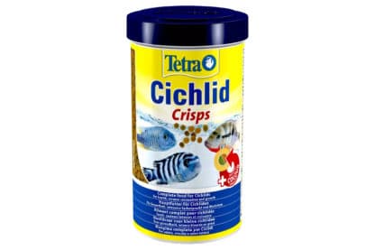 Tetra Cichlid Crisps is premiumvoeder voor alle soorten Cichliden. Dankzij het unieke productieproces onder lage verhitting bezit Cichlid Multi Crisps een uitermate hoge voedingswaarde.