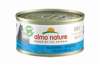 Almo Nature HFC Jelly - makreel is een heerlijke natvoeding volgens het bekende en traditionele receptuur van Almo Nature.