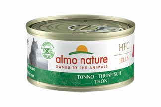 Almo Nature HFC Jelly - tonijn is een heerlijke natvoeding volgens het bekende en traditionele receptuur van Almo Nature.