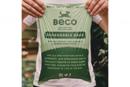 De Beco Bags mint zijn biologisch afbreekbare poepzakjes met een mintgeur. Deze zakjes zijn geschikt voor de meeste dispensers. Deze milieuvriendelijke oplossing draagt bij aan een gezond ecosysteem. Deze zakjes breken snel af en laten geen schadelijke stoffen achter.