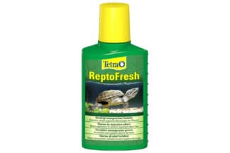 Tetra ReptoFresh vermindert onmiddellijk organisch afval in het water en verwijdert onaangename geuren. Het zorgt daarnaast voor helder water. ReptoFresh zorgt voor helder en fris water door de natuurlijke afbraak van afvalstoffen te versnellen.