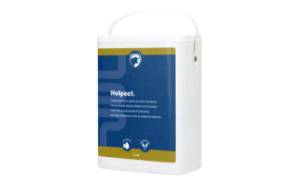 Excellent Holpect is een aanvullend diervoeder ter stabilisatie van de water- en elektrolytenbalans ter ondersteuning van de fysiologische spijsvertering.