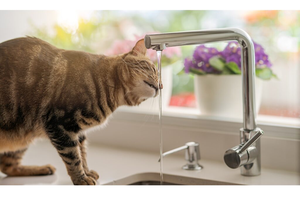 Het belang van (stromend) drinkwater bij katten