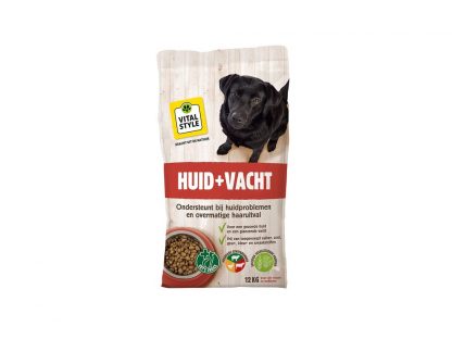 VITALstyle HUID + VACHT hondenvoeding 12 kg
