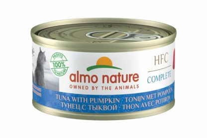 Almo Nature HFC Complete - Tonijn met pompoen is een heerlijke natvoeding volgens het bekende en traditionele receptuur van Almo Nature.