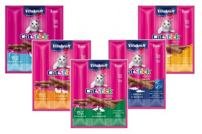 De Vitakraft Cat Stick Classic heeft een unieke, onweerstaanbare smaak en bevat geen kleurstoffen en smaakversterkers.