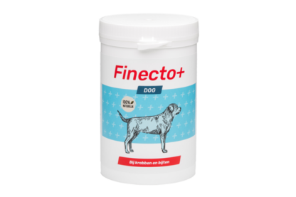 Finecto+ DOG is een aanvullend diervoeder voor honden op basis van zorgvuldig geselecteerde aromatische stoffen, dat eenvoudig over het voer gestrooid kan worden. Door de toevoeging van, voor de hond, smakelijke ingrediënten nemen ze het graag op.