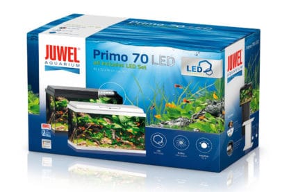 Dit Juwel Primo 70 LED aquarium - Zwart laat je kennis maken met een hoogwaardig aquarium om mee te starten. Dit beginnersaquarium wordt als complete set geleverd en daardoor heb je meteen alles in huis om hem te kunnen inrichten.