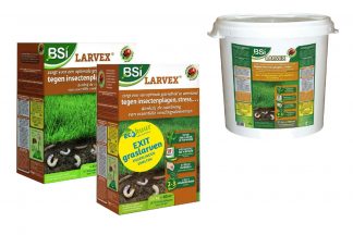 Larvex zorgt voor optimale gezondheid en weerstand van uw gazon tegen insectenplagen. Speciale voedingsstoffen zorgen ervoor dat onder andere engerlingen, emelten en andere bodeminsecten geen kans maken.