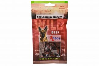 De Antos WILD Rund van 80 gram is een lekkere, 100% natuurlijk hondensnack. Deze snack is glutenvrij, suikervrij, graanvrij en zit boordevol proteïnen.
