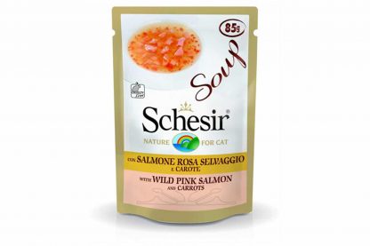 Schesir cat soup zalm met wortel