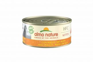 Almo Nature HFC kittenvoer - kip is een heerlijke natvoeding volgens het bekende en traditionele receptuur van Almo Nature.