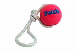 De Fetch Bal met koord van  Planet Dog Orbee Tuff zorgt voor uren plezier bij honden. Ideaal om te gebruiken bij spelletjes zoals apporteren, doordat de bal kan stuiteren en blijft drijven. Gemaakt van duurzaam touw en veilig TPE-rubber. 
