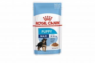 Royal Canin Maxi Puppy Wet is natvoeding voor puppy's van grote honden tot 15 maanden met een volwassen gewicht van 25 tot 45 kilo. De Maxi Puppy Wet is speciaal ontwikkeld om de groei van je pup in de eerste 15 maanden te ondersteunen.