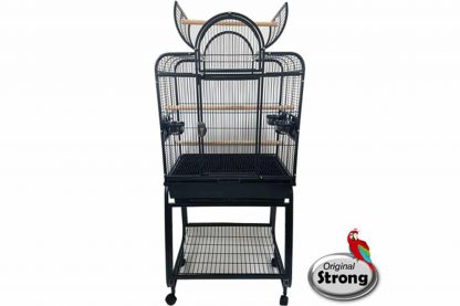 De Original Strong papegaaienkooi Bianca is geschikt voor parkietachtigen of kleine kromsnavels. De kooi is zowel met als zonder onderstel te plaatsen. De bovenkant heeft een mooie welving, daarnaast kan het opengeklapt worden voor een extra zitplaats. 