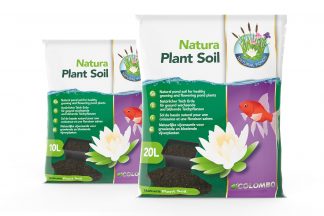 De Colombo Natura Plant Soil bestaat uit natuurlijke grondstoffen, zoals onder andere klei en turf. De voedingsstoffen zorgen ervoor dat vijverplanten niet alleen groeien, maar ook goed wortelen en bloeien.