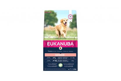 Eukanuba Senior Large Lam & Rijst is hondenvoeding voor elk ras met gevoelige huid en maag, rijk aan lamsvlees. Eukanuba droogvoer in brokvorm is rijk aan lam en rijst en perfect voor senior honden van grote rassen.